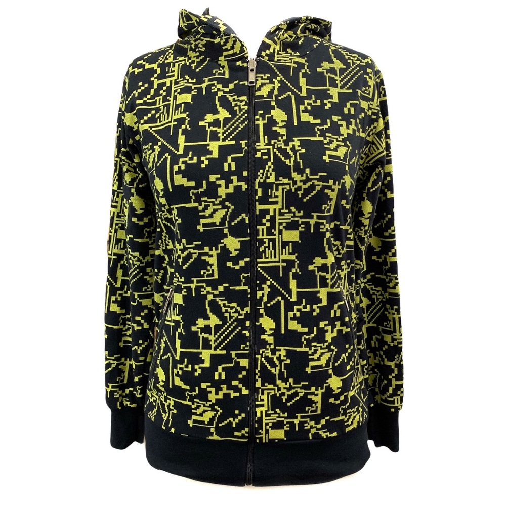 Human Hoodie Zip Up Sweater Size Small